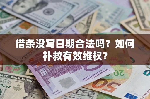 济南借条没写日期合法吗？如何补救有效维权？