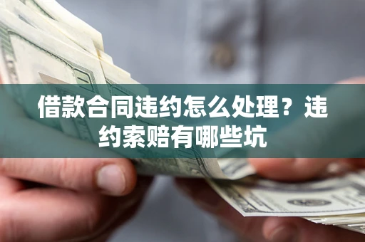 济南借款合同违约怎么处理？违约索赔有哪些坑