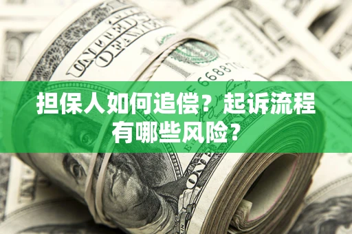济南担保人如何追偿？起诉流程有哪些风险？