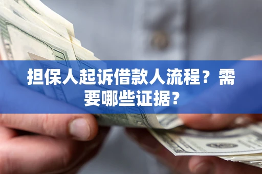 济南担保人起诉借款人流程？需要哪些证据？