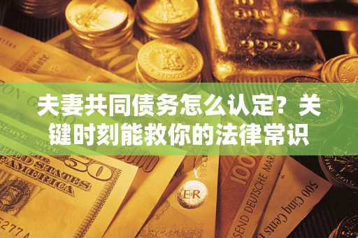 济南夫妻共同债务怎么认定？关键时刻能救你的法律常识