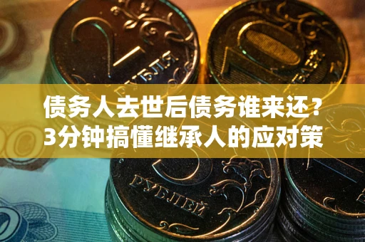 济南债务人去世后债务谁来还？3分钟搞懂继承人的应对策略